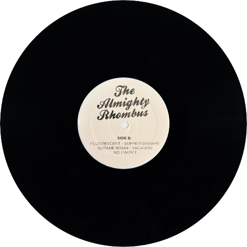 The Almighty Rhombus Lucid Living black vinyl side B