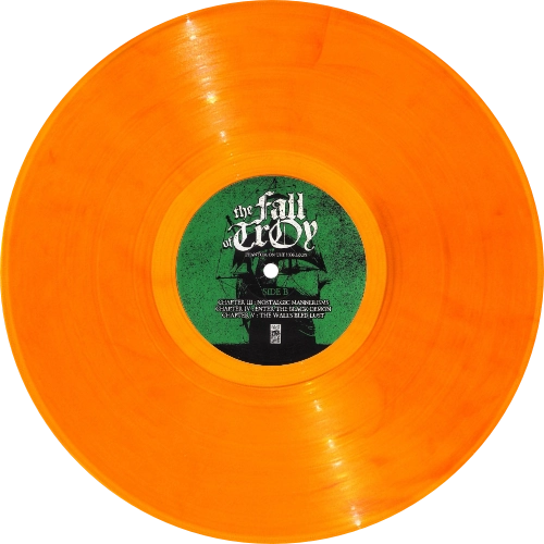 The Fall of Troy Phantom On the Horizon pressed on translucent orange vinyl side B