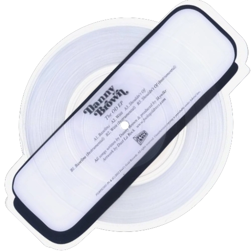 Danny Brown The OD EP pressed on a die-cut picture disc side B
