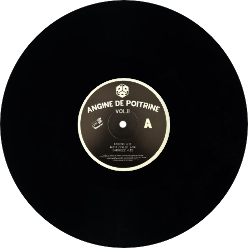 Angine De Poitrine Vol. 2 on standard black vinyl